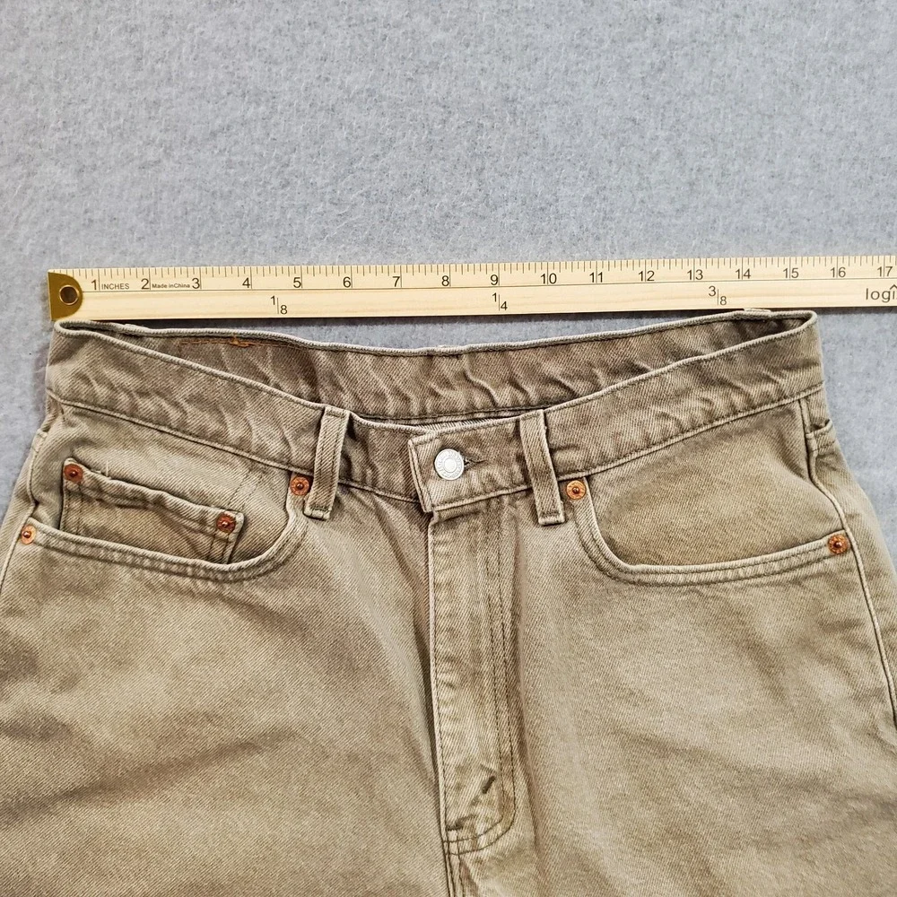 Vintage Levi's Men's 550 Khaki Jeans W33xL33 Straight Leg '98‎ USA Made